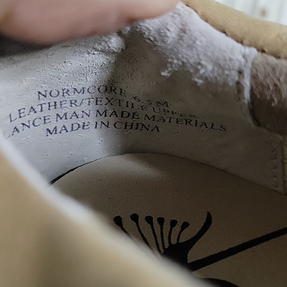 OTBT Normcore Mid Taupe Lace Up Leather Sneakers Womens Size 6.5 NEW - Picture 12 of 14